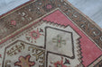 Handmade Turkish Oushak Rug 123cm x 102cm Antique Collectible