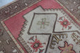 Handmade Turkish Oushak Rug 123cm x 102cm Antique Collectible