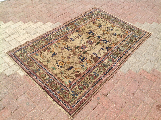Handmade Turkish Oushak Rug 173cm x 109cm Vintage 1940s