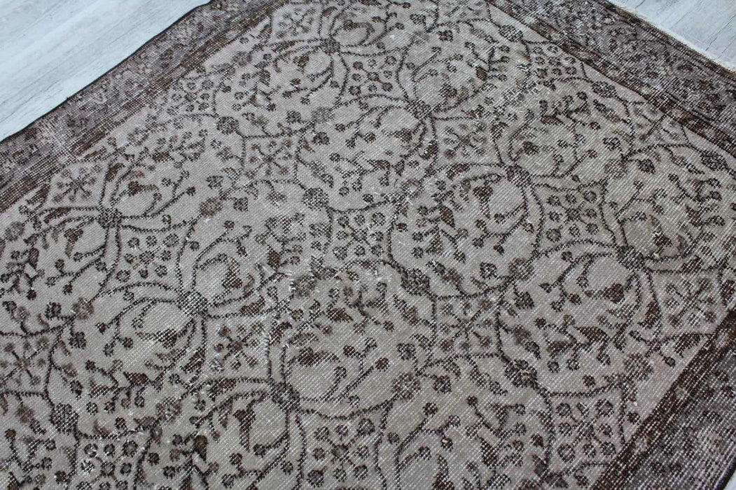 Handmade Turkish Oushak Rug 188cm x 107cm Antique Design