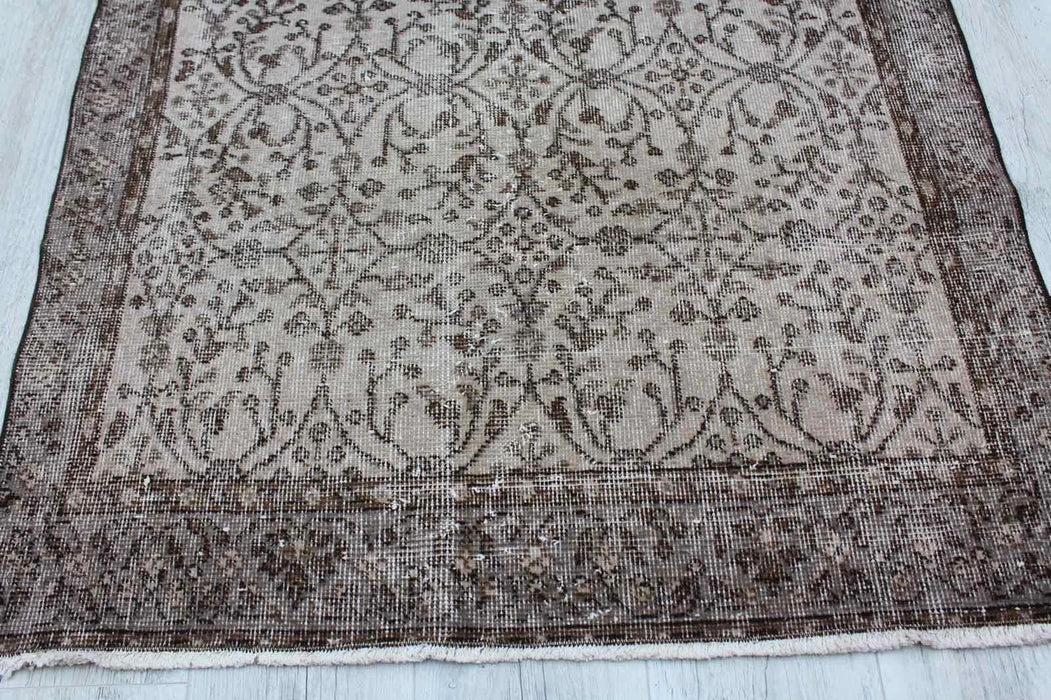 Handmade Turkish Oushak Rug 188cm x 107cm Antique Design