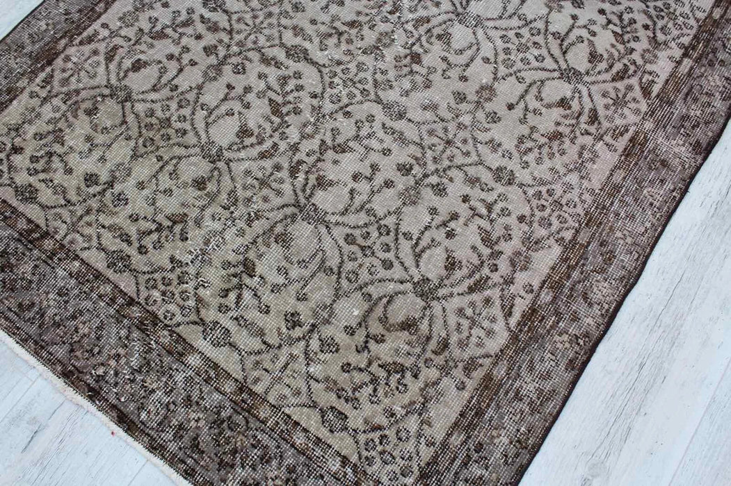 Handmade Turkish Oushak Rug 188cm x 107cm Antique Design