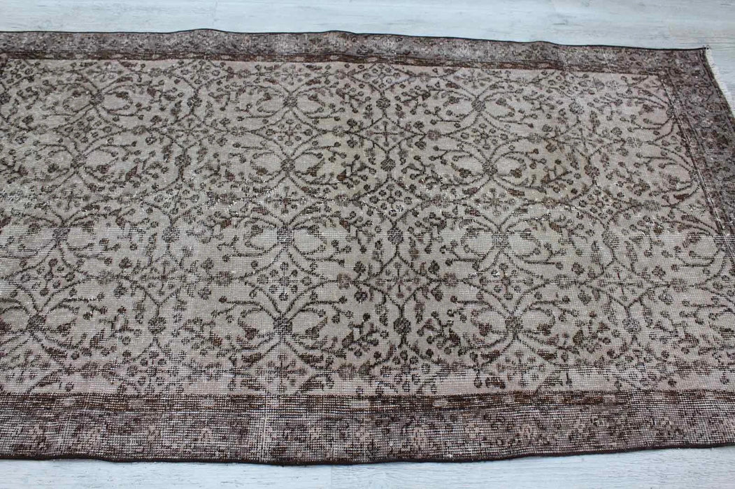 Handmade Turkish Oushak Rug 188cm x 107cm Antique Design