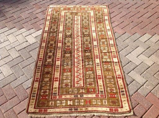 Handmade Turkish Oushak Rug 198x109 cm Antique Design