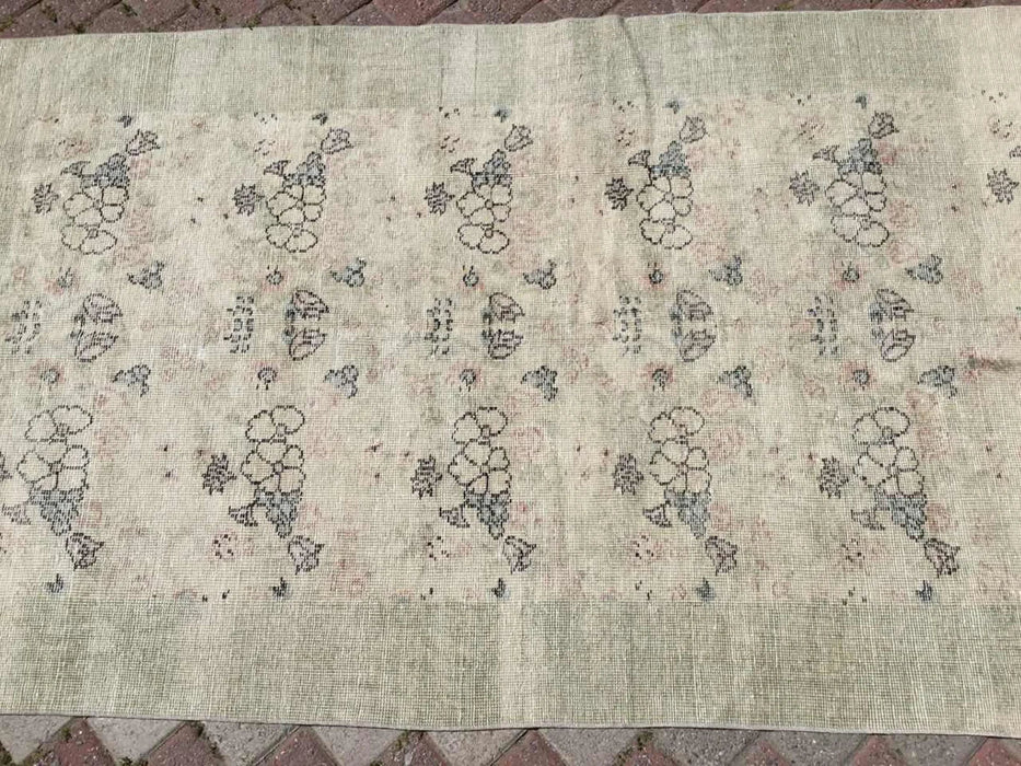 Handmade Turkish Oushak Rug 201cm x 107cm