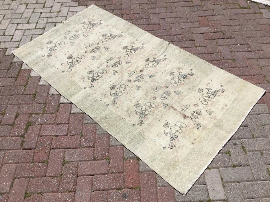 Handmade Turkish Oushak Rug 201cm x 107cm
