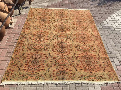 Handmade Turkish Oushak Rug 260cm x 197cm Antique Style