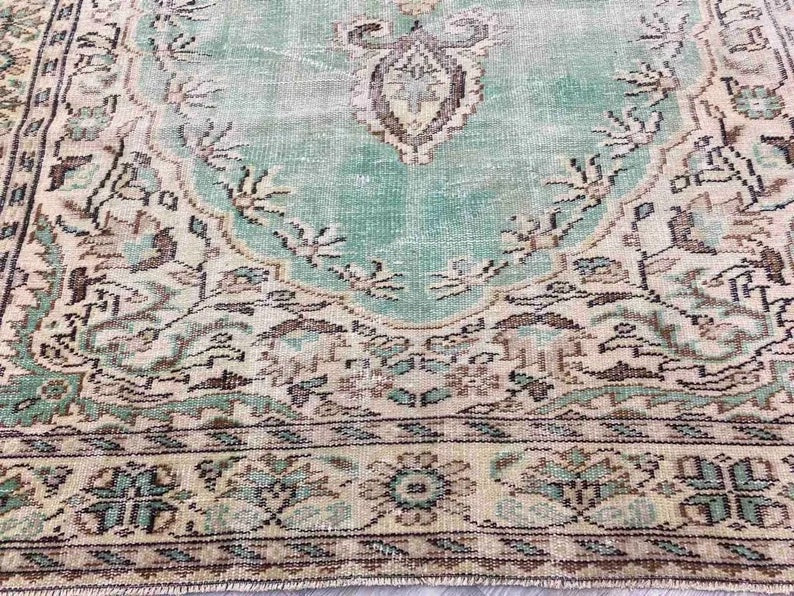 Handmade Turkish Oushak Rug 276cm x 184cm