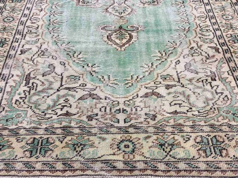 Handmade Turkish Oushak Rug 276cm x 184cm