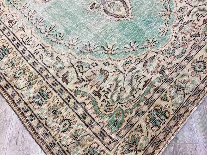 Handmade Turkish Oushak Rug 276cm x 184cm