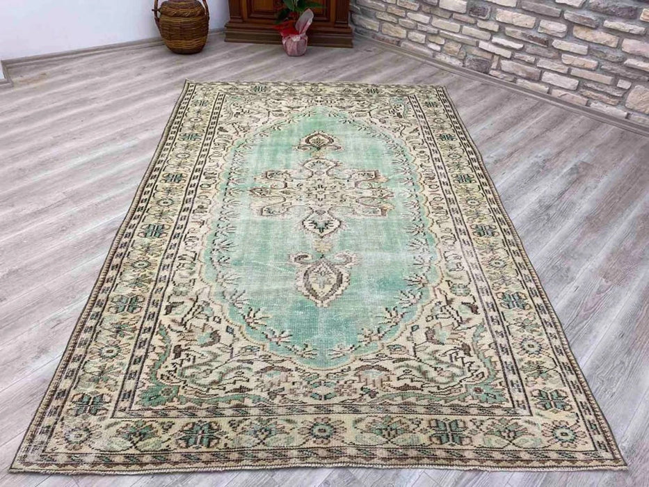 Handmade Turkish Oushak Rug 276cm x 184cm