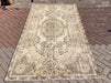Handmade Turkish Oushak Rug 288cm x 161cm Antique Collectible