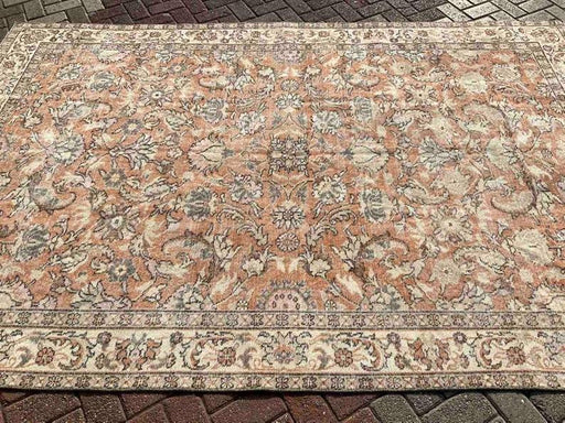 Handmade Turkish Oushak Rug 294cm x 191cm Antique Collectible