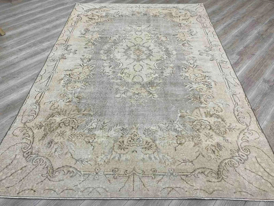 Handmade Turkish Oushak Rug 295cm x 195cm Antique Design
