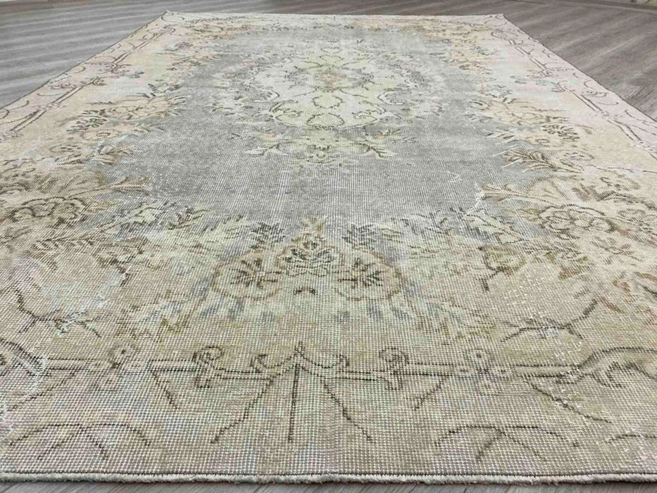 Handmade Turkish Oushak Rug 295cm x 195cm Antique Design