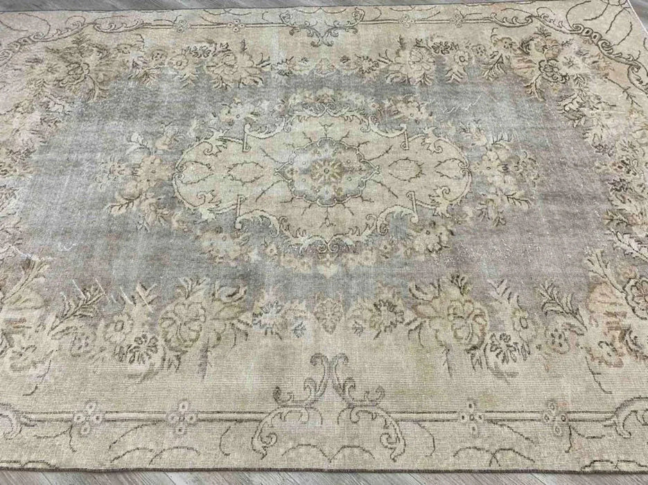 Handmade Turkish Oushak Rug 295cm x 195cm Antique Design