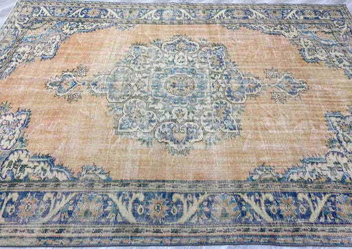 Handmade Turkish Oushak Rug 300cm x 212cm Antiques