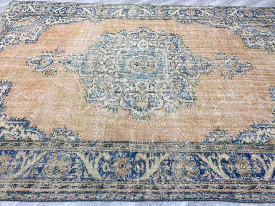 Handmade Turkish Oushak Rug 300cm x 212cm Antiques