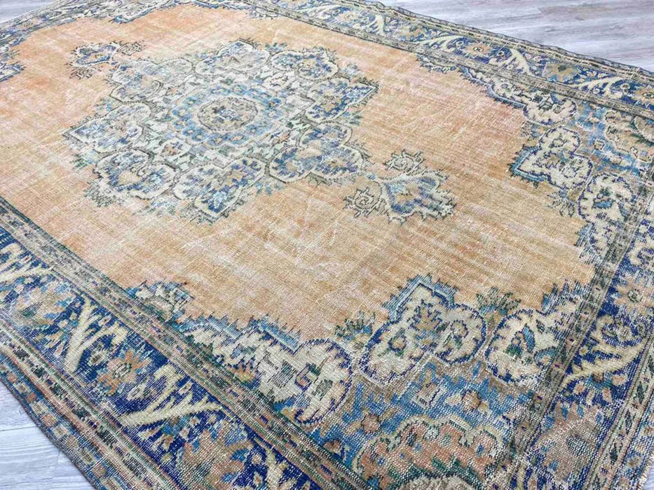 Handmade Turkish Oushak Rug 300cm x 212cm Antiques