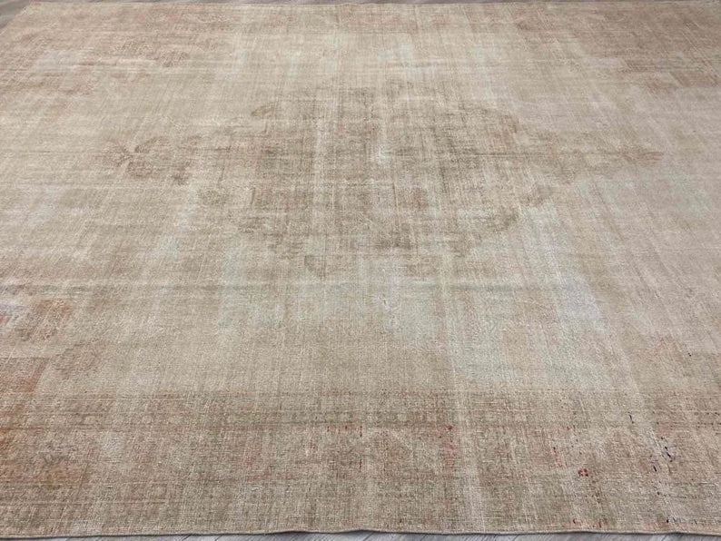 Handmade Turkish Oushak Rug 372cm x 268cm