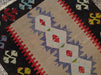 Handmade Vintage Kilim Rug 103cm x 87cm Wool from Turkey