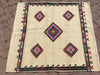 Handmade Vintage Kilim Rug 103cm x 94cm Unique Design