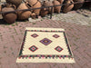 Handmade Vintage Kilim Rug 103cm x 94cm Unique Design
