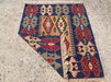 Handmade Vintage Kilim Rug 114cm x 91cm Wool Cotton