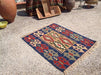 Handmade Vintage Kilim Rug 114cm x 91cm Wool Cotton