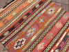 Handmade Vintage Kilim Rug 123cm x 91cm Unique Turkish Design