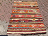 Handmade Vintage Kilim Rug 123cm x 91cm Unique Turkish Design
