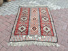 Handmade Vintage Kilim Rug 130cm x 101cm Unique Design