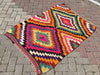 Handmade Vintage Kilim Rug 130cm x 97cm Wool