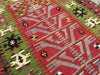 Handmade Vintage Kilim Rug 136cm x 96cm Wool Cotton