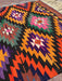 Handmade Vintage Kilim Rug 138cm x 104cm Central Turkey