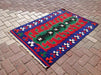 Handmade Vintage Kilim Rug 139cm X 92cm Unique Design