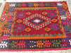 Handmade Vintage Kilim Rug 150 cm x 119 cm Central Turkey