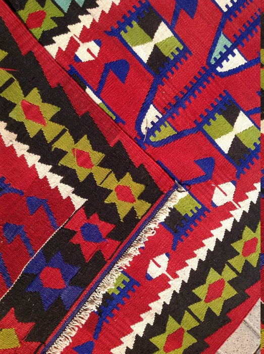 Handmade Vintage Kilim Rug 152 cm x 97 cm Wool 049