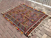 Handmade Vintage Kilim Rug 152cm x 109cm Central Turkey
