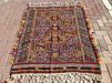 Handmade Vintage Kilim Rug 152cm x 109cm Central Turkey