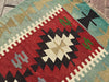 Handmade Vintage Kilim Rug 155cm x 110cm Unique Design