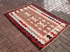 Handmade Vintage Kilim Rug 162cm x 117cm Central Turkey