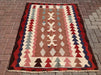 Handmade Vintage Kilim Rug 162cm x 117cm Central Turkey