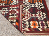 Handmade Vintage Kilim Rug 254cm x 157cm Striped Design
