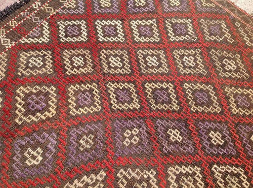 Handmade Vintage Striped Kilim Rug 208cm x 155cm