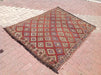 Handmade Vintage Striped Kilim Rug 208cm x 155cm
