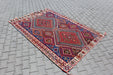 Handmade Vintage Turkish Kilim Rug 160cm x 220cm