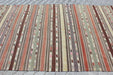 Handmade Vintage Turkish Kilim Rug 184 x 355 cm