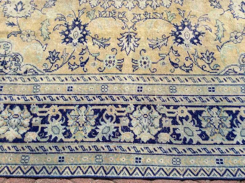 Handmade Vintage Turkish Oushak Area Rug 362cm x 290cm