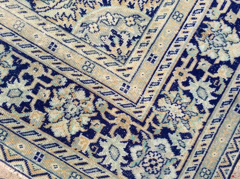 Handmade Vintage Turkish Oushak Area Rug 362cm x 290cm